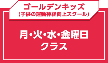 ゴールデンキッズ 月・火・水・金曜日クラス